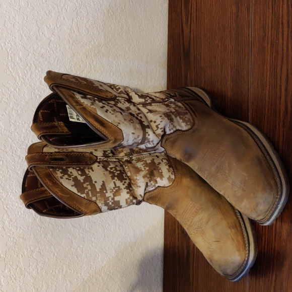 Durango Rebel Desert Camo Cowboy Boot - Picture 4 of 11